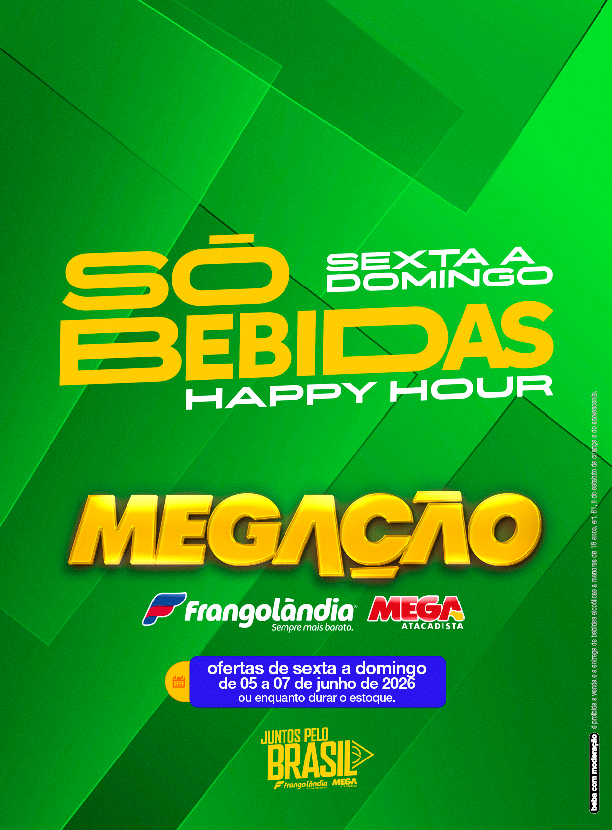 Encarte Só Bebidas Pra Torar 05 a 07 de junho de 2026