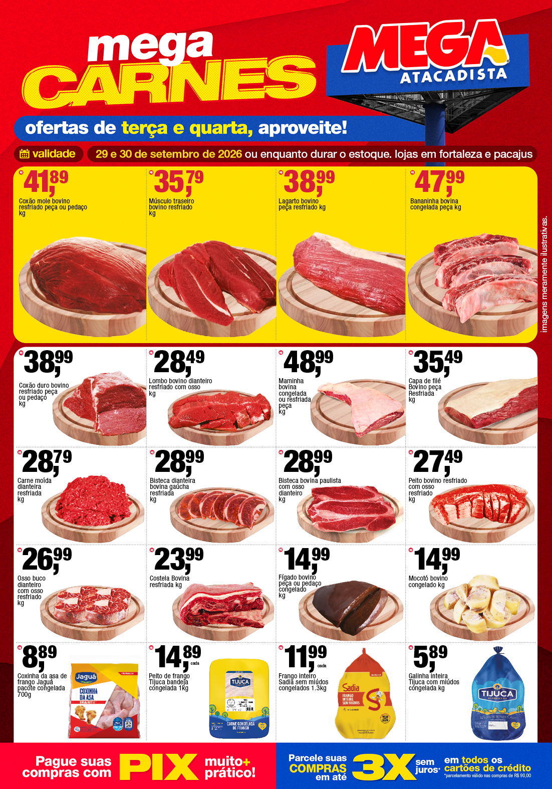 4º Encarte Mega Carnes - 22 e 23 de setembro de 2026